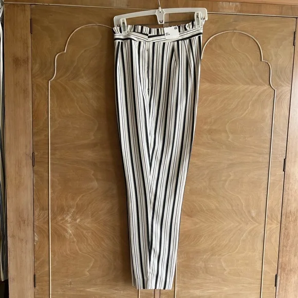 Express NEW ankle, high rise, ruffled waist, 10R pant - Picture 1 of 16